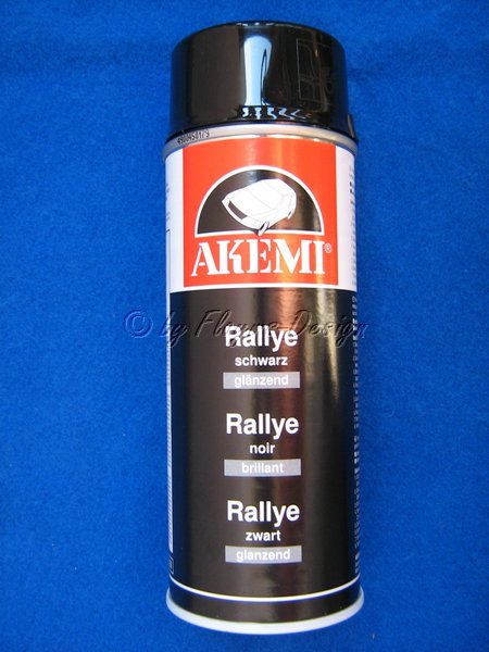 Ralley schwarz matt 400ml Spray AKEMI