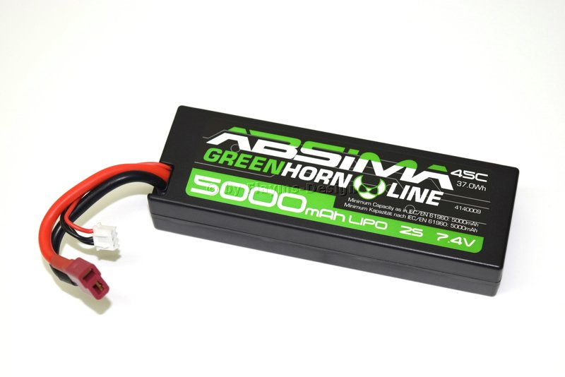 LiPo Stick Pack 7,4V-45C 5000 Hardcase (T-Plug) Absima 4140009