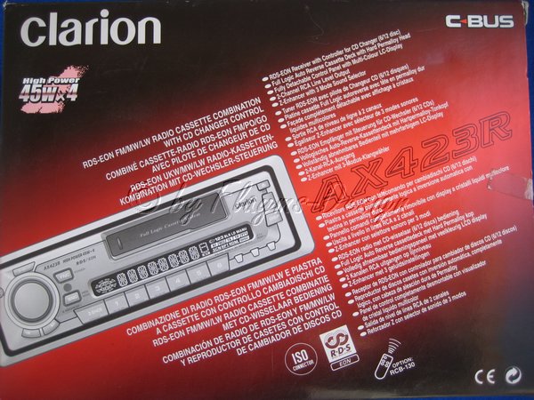 Clarion AX423 Radio mit Wechslersteuerung