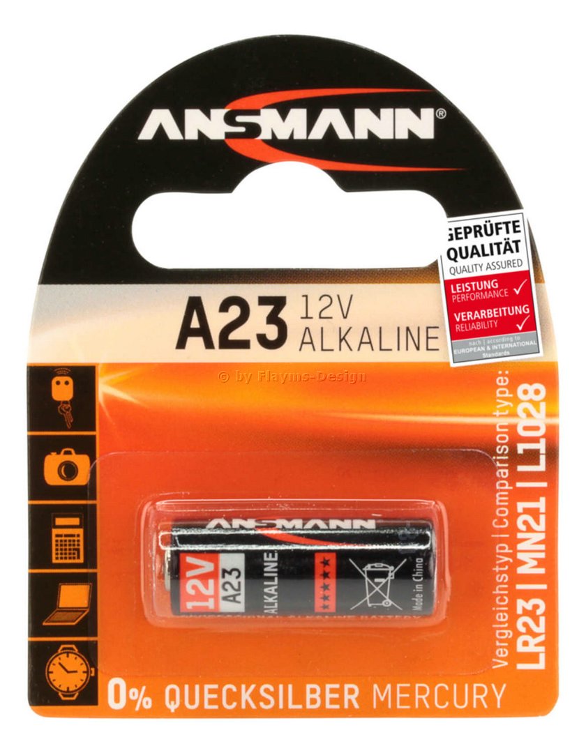 Alkaline Batterie 12V/41mAh Blister (1) Ansmann 112639