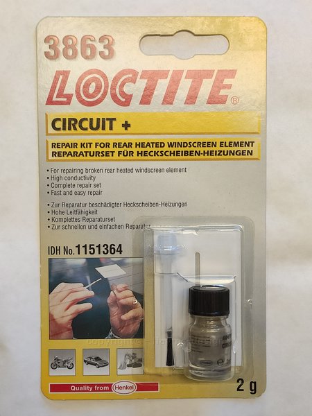 Reparaturset für Heckscheiben-Heizungen Circuit+ Loctite 3863