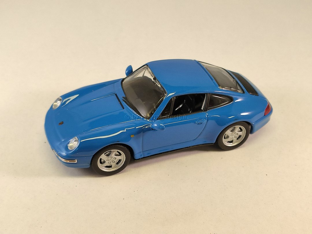 1:43 Porsche 911 Carrera 4S Coupè blau 1995 Schuco 3315082